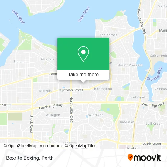 Boxrite Boxing map