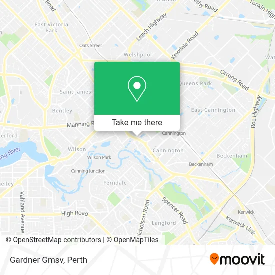 Mapa Gardner Gmsv