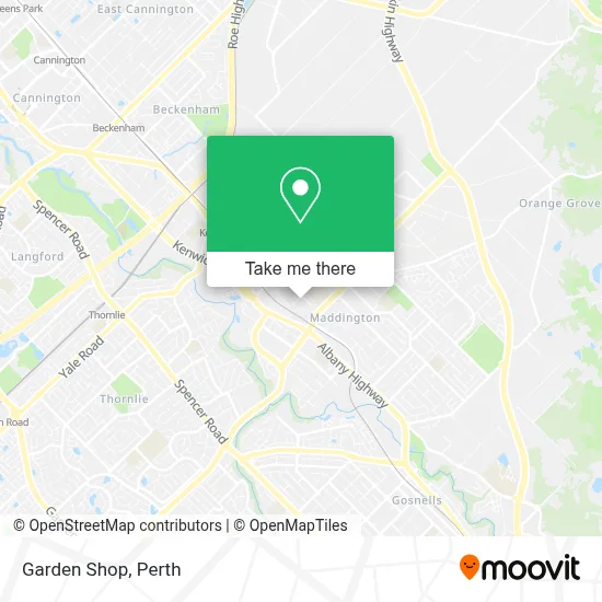 Mapa Garden Shop