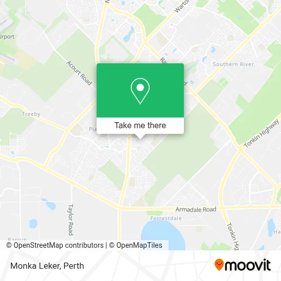 Mapa Monka Leker