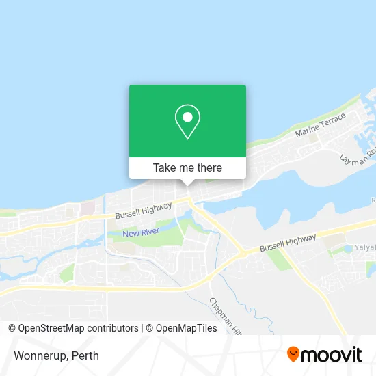 Mapa Wonnerup
