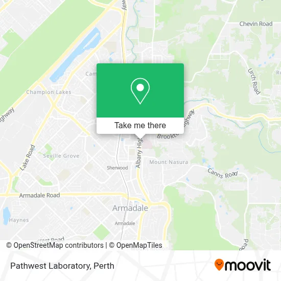 Pathwest Laboratory map