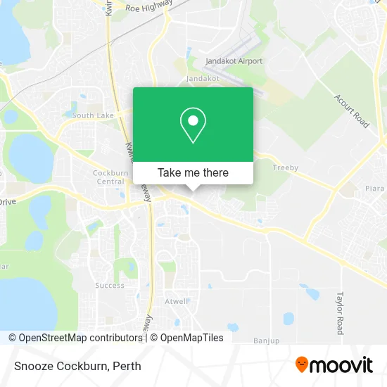 Mapa Snooze Cockburn