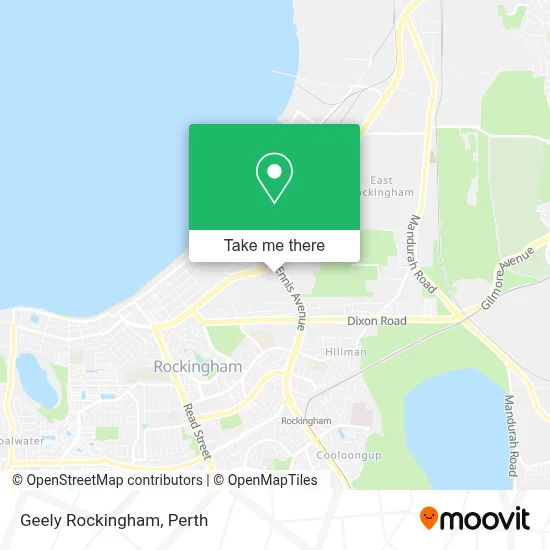 Mapa Geely Rockingham