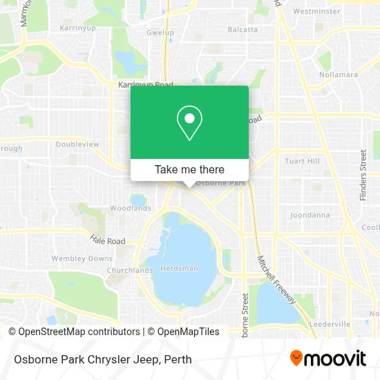 Mapa Osborne Park Chrysler Jeep