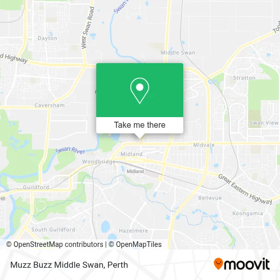 Mapa Muzz Buzz Middle Swan