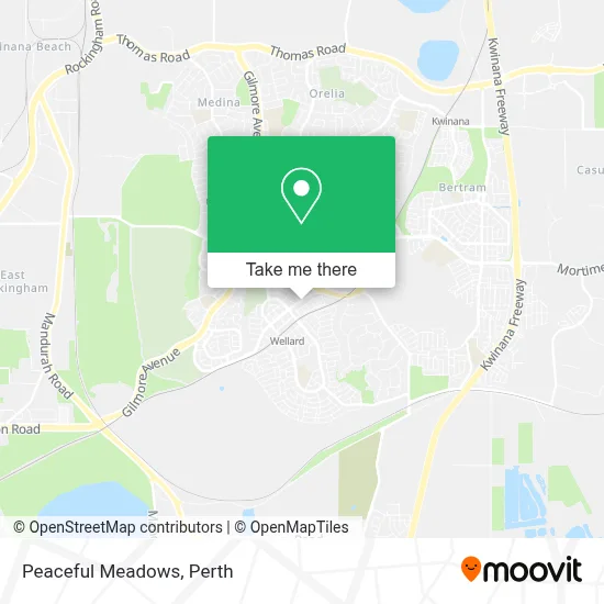 Mapa Peaceful Meadows
