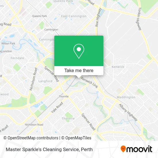 Mapa Master Sparkle's Cleaning Service