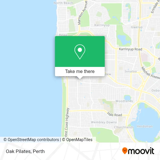 Mapa Oak Pilates