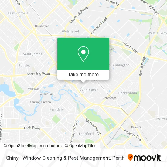 Mapa Shiny - Window Cleaning & Pest Management