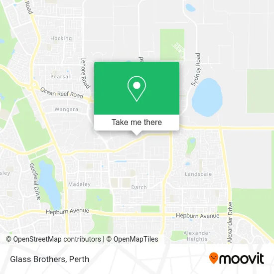Mapa Glass Brothers