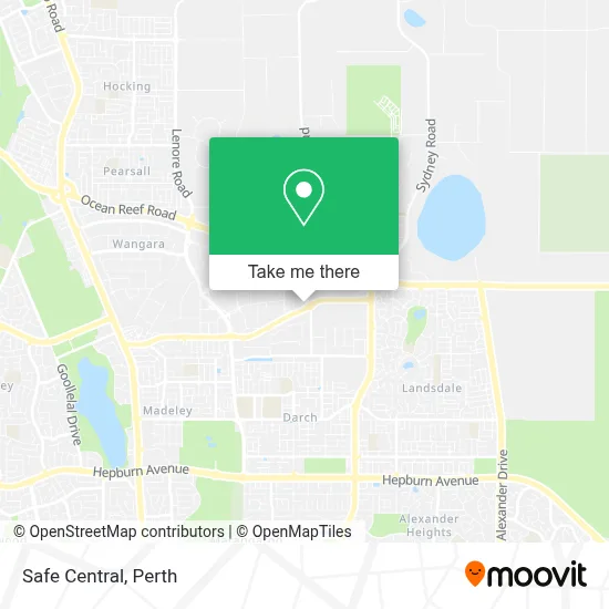 Mapa Safe Central