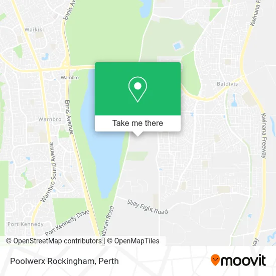 Mapa Poolwerx Rockingham