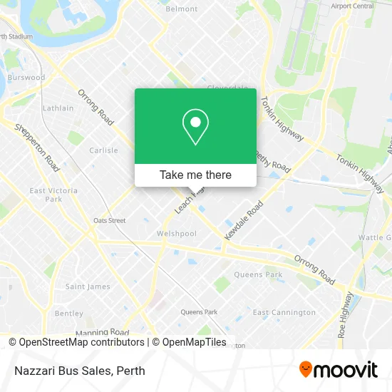 Mapa Nazzari Bus Sales