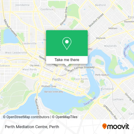 Mapa Perth Mediation Centre