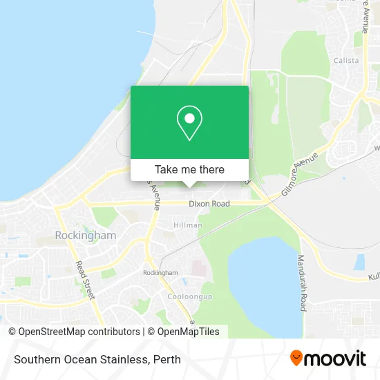 Mapa Southern Ocean Stainless