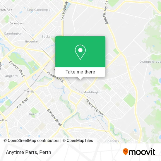 Mapa Anytime Parts