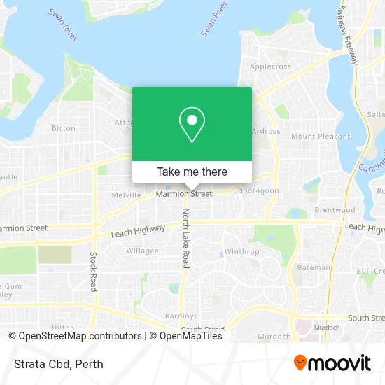 Mapa Strata Cbd