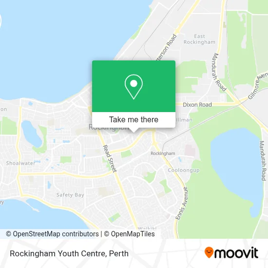 Mapa Rockingham Youth Centre