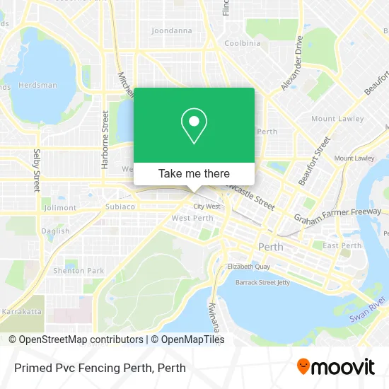 Primed Pvc Fencing Perth map