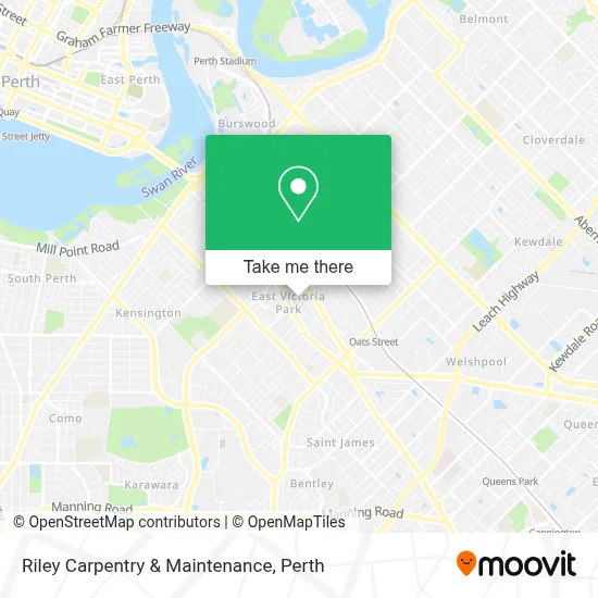 Mapa Riley Carpentry & Maintenance