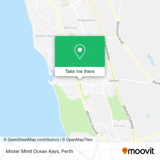 Mapa Mister Minit Ocean Keys