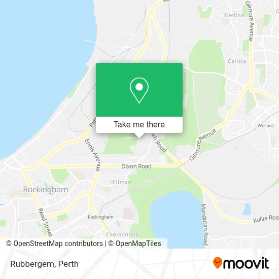Mapa Rubbergem