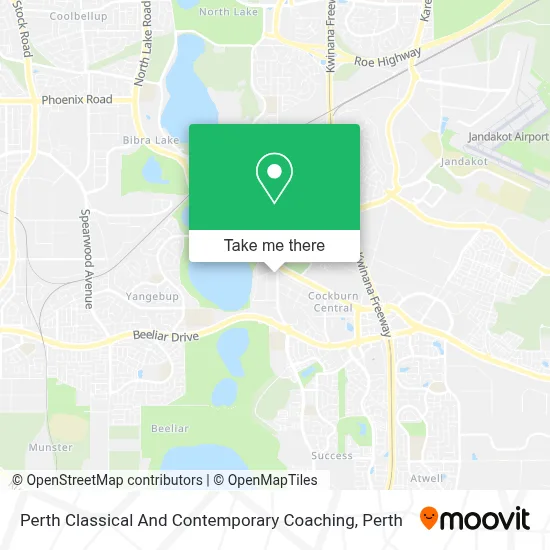 Perth Classical And Contemporary Coaching map