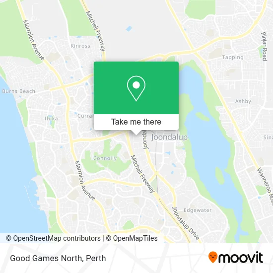Mapa Good Games North