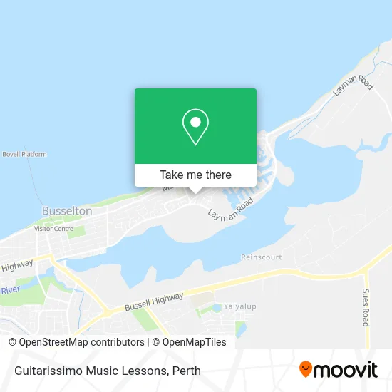 Mapa Guitarissimo Music Lessons