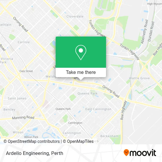 Ardello Engineering map