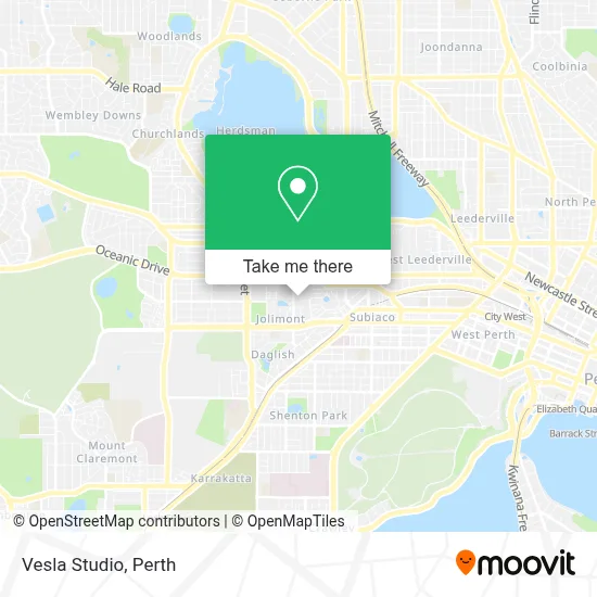 Mapa Vesla Studio
