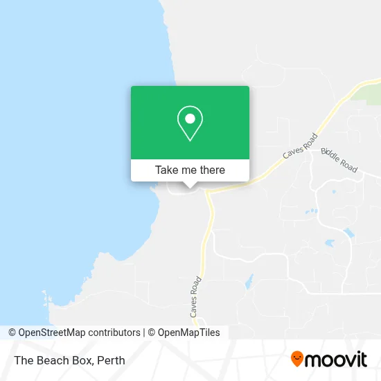Mapa The Beach Box