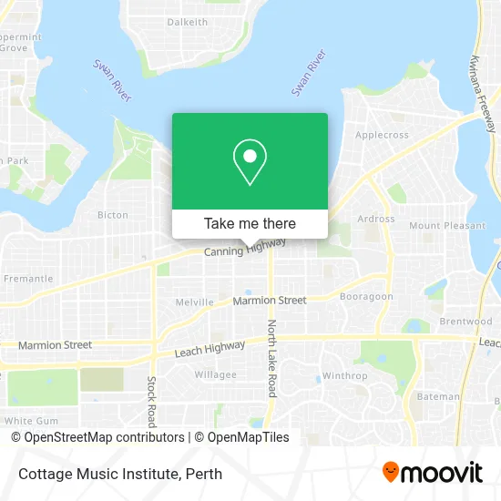 Mapa Cottage Music Institute