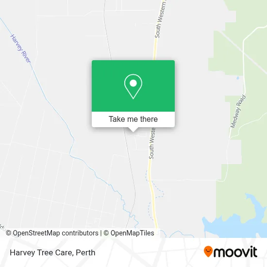 Mapa Harvey Tree Care