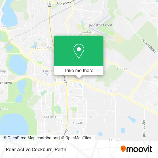 Mapa Roar Active Cockburn