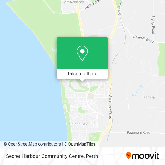 Mapa Secret Harbour Community Centre