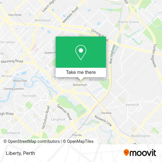 Mapa Liberty