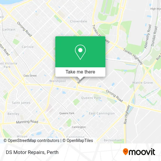 Mapa DS Motor Repairs