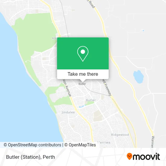 Butler (Station) map