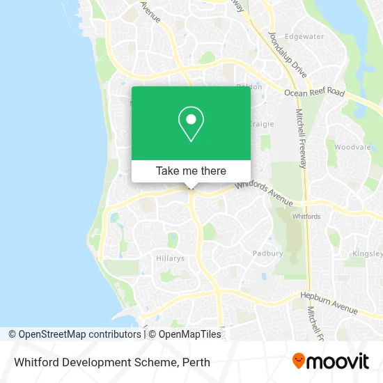 Mapa Whitford Development Scheme