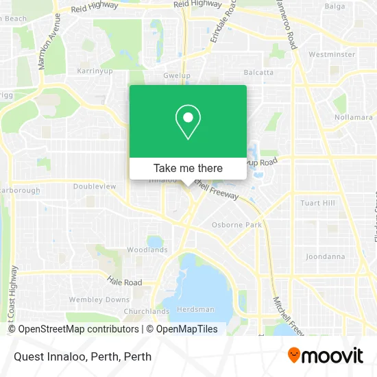 Mapa Quest Innaloo, Perth
