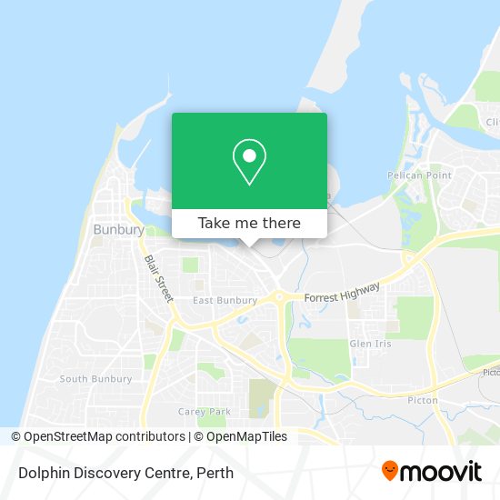 Dolphin Discovery Centre map