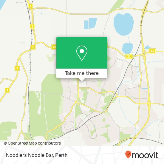 Noodlers Noodle Bar map