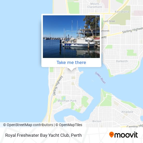 Royal Freshwater Bay Yacht Club map
