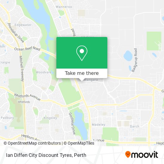 Ian Diffen City Discount Tyres map
