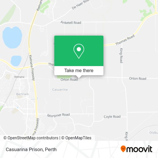 Casuarina Prison map