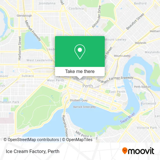 Mapa Ice Cream Factory