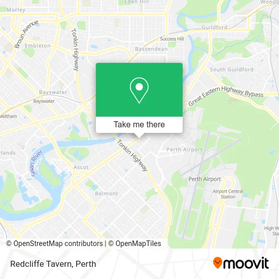 Mapa Redcliffe Tavern