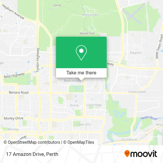 Mapa 17 Amazon Drive
